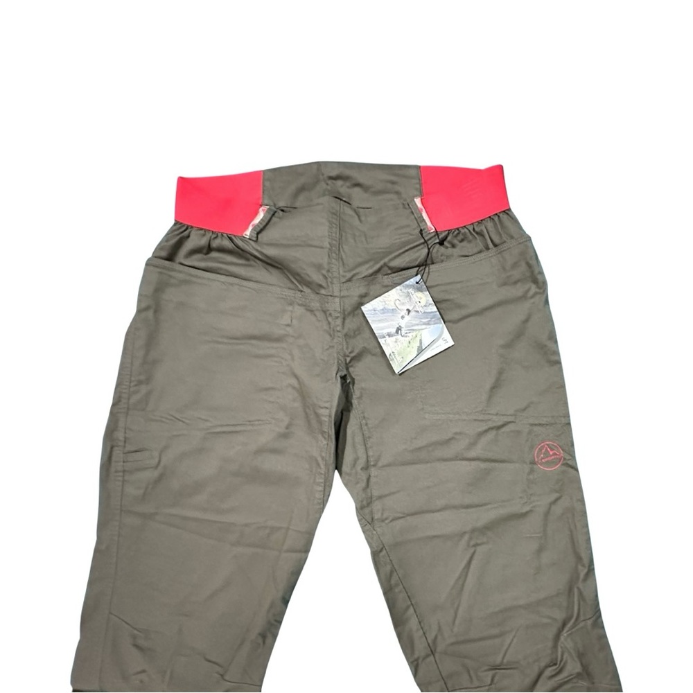 La Sportiva Tundra Climbing Pants - Clay/Hibiscus, XL